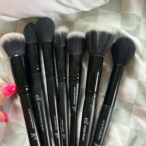 Black Makeup Brush Set